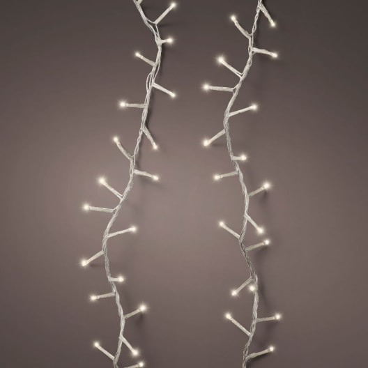 Luces de Navidad Compact twinkle Blanco  750 Leds (cable transparente de 16m)