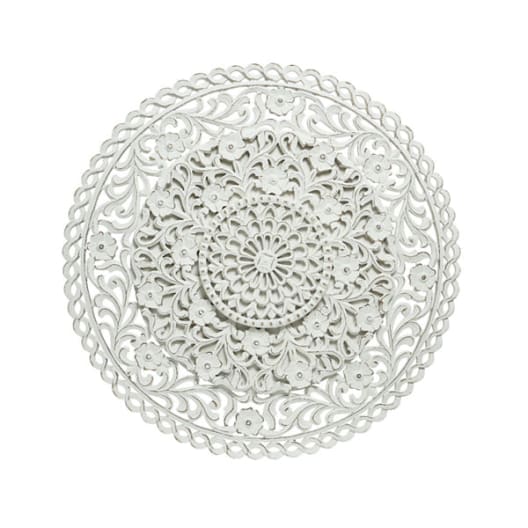 Panel de pared color blanco