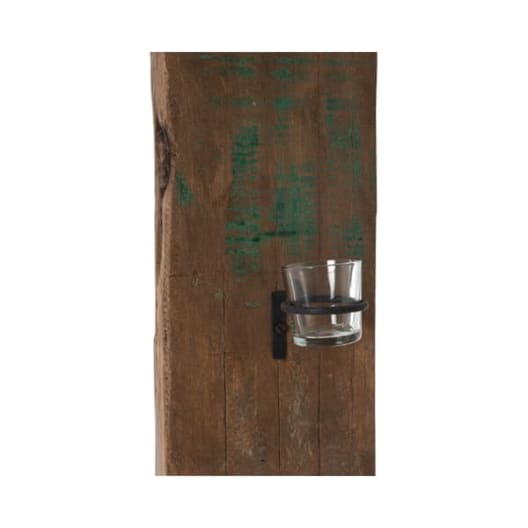 Fotosforo de madera para 10 velas