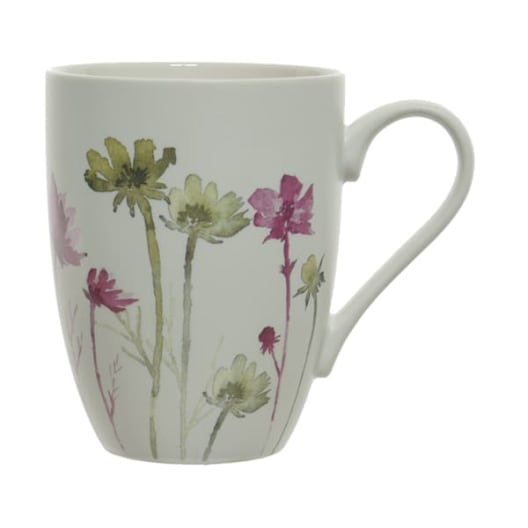 Taza de porcelana con flores surtido