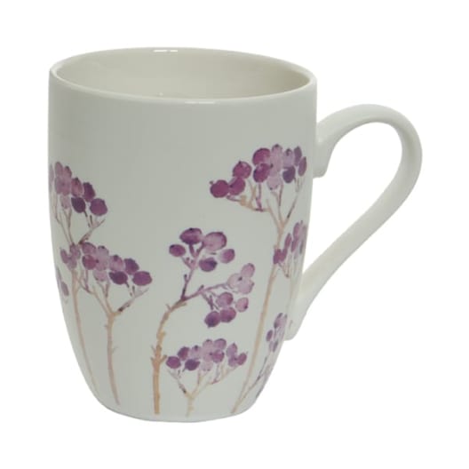Taza de porcelana con flores surtido