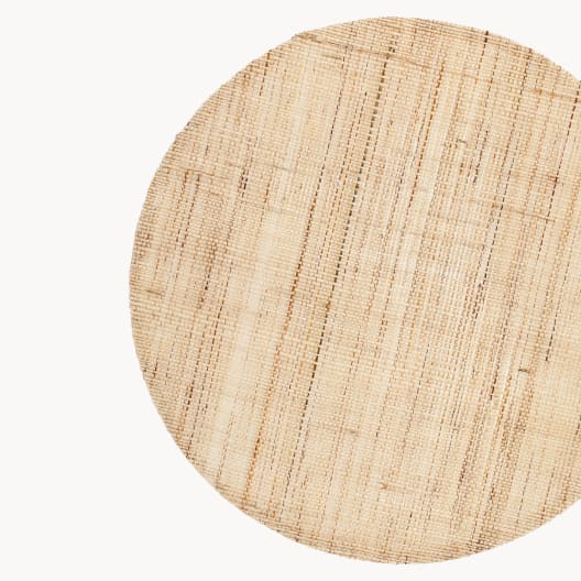 Mantel individual de lino natural