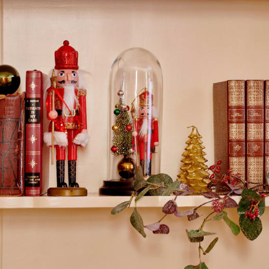 Vela árbol navidad dorado