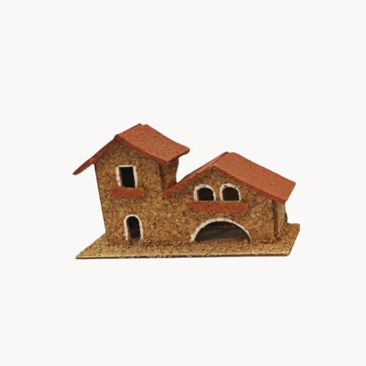 Casita de corcho para Belén (surtido)
