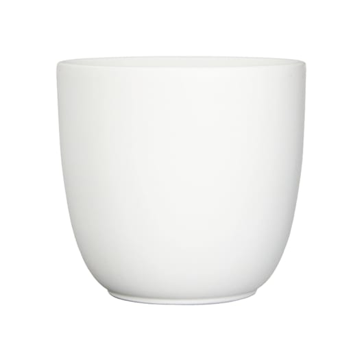 Maceta de Interior Tusca blanco mate