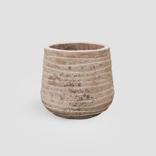 Maceta de Barro Delta Campana Rings - Herstera