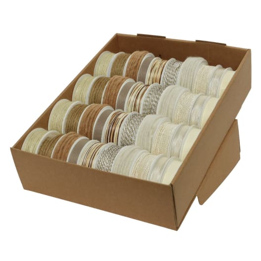 Cinta para Regalo Decorativa Diseño Ecológico en Tonos neutros