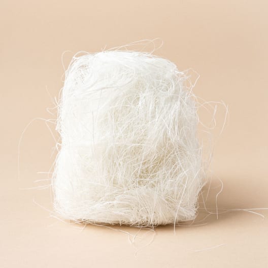 Cabello de Ángel decorativo blanco