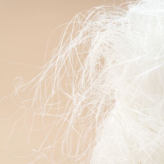 Cabello de Ángel decorativo blanco