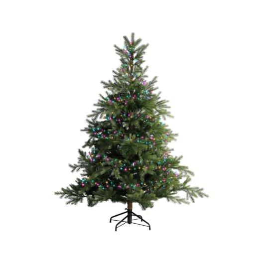 Luces de Navidad Compact twinkle Multicolor  750 Leds (cable verde de 16m)