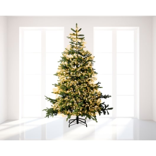 Luces de Navidad Compact twinkle Blanco/Amarillo micro  480 Leds (cable dorado de 6m)
