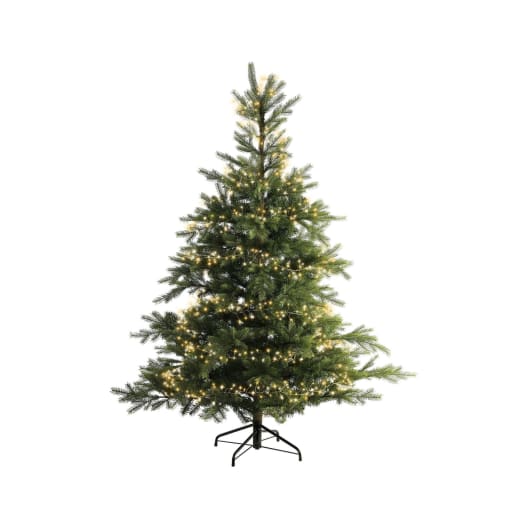 Luces de Navidad Compact twinkle Blanco/Amarillo micro  480 Leds (cable dorado de 6m)