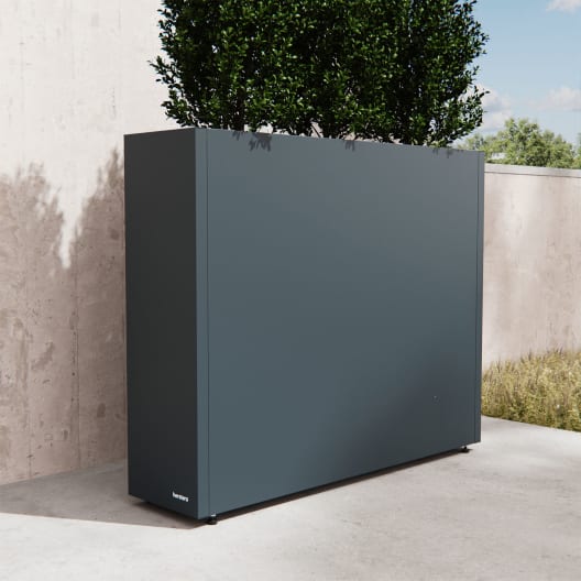 Herstera Metal Planter - Jardinera DIVIDER antracita