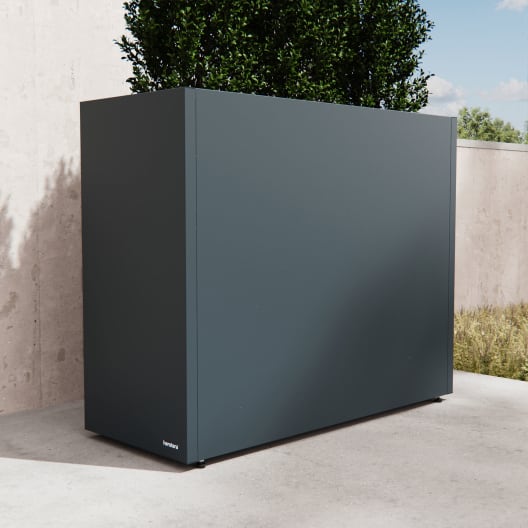 Herstera Metal Planter - Jardinera DIVIDER antracita