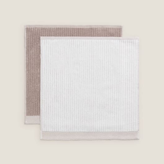 Pack de 2  Trapos de Rizo Gris Textura