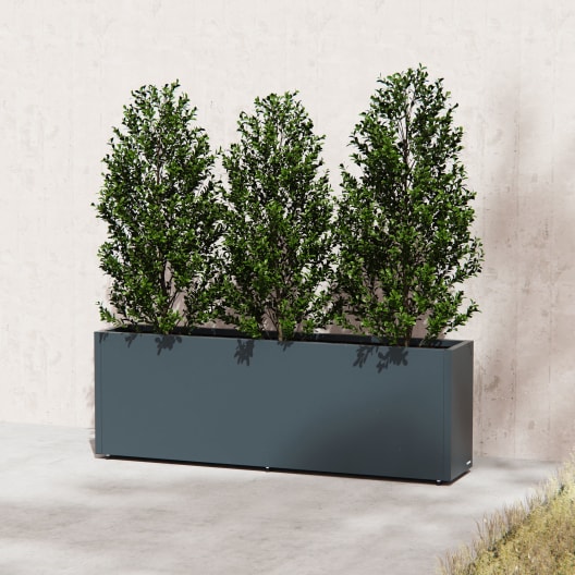Herstera Metal Planter - Jardinera METAL PLANTER 30 antracita