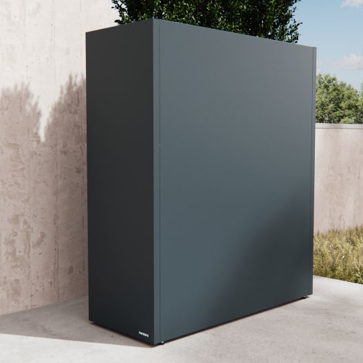Herstera Metal Planter - Jardinera DIVIDER antracita