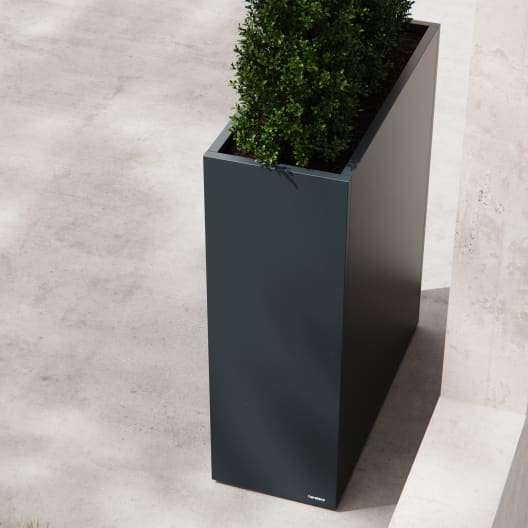 Herstera Metal Planter - Jardinera DIVIDER antracita