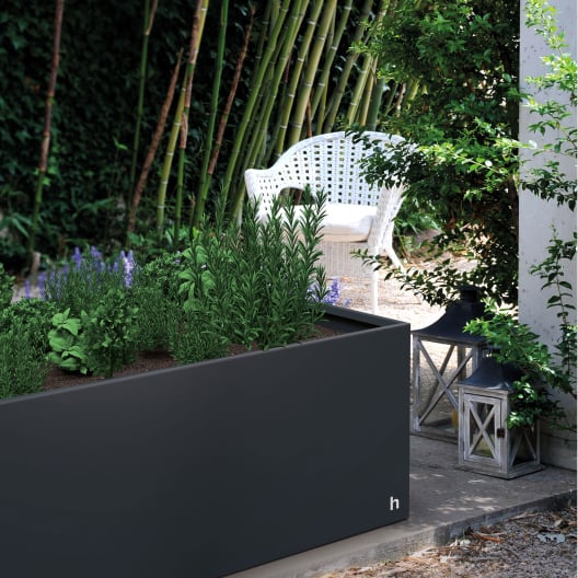 Herstera Metal Planter - Jardinera EDGE antracita