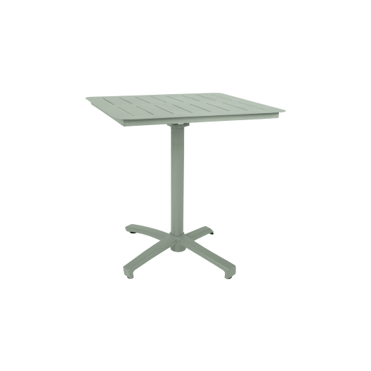 Mesa de comedor exterior plegable Essenciel Green INARI cuadrada verde