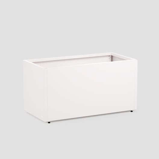 Herstera Metal Planter - Jardinera METAL PLANTER 50 blanco luna
