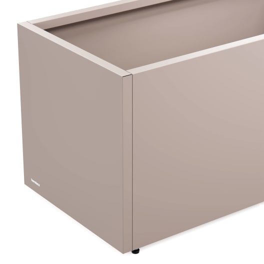 Herstera Metal Planter - Jardinera METAL PLANTER 50 taupe oscuro