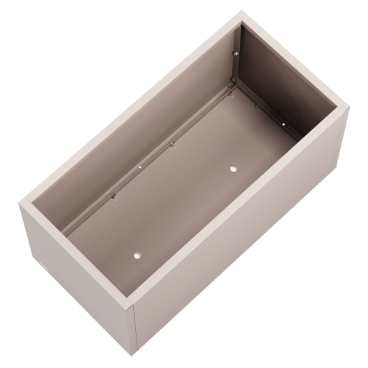 Herstera Metal Planter - Jardinera METAL PLANTER 50 taupe oscuro