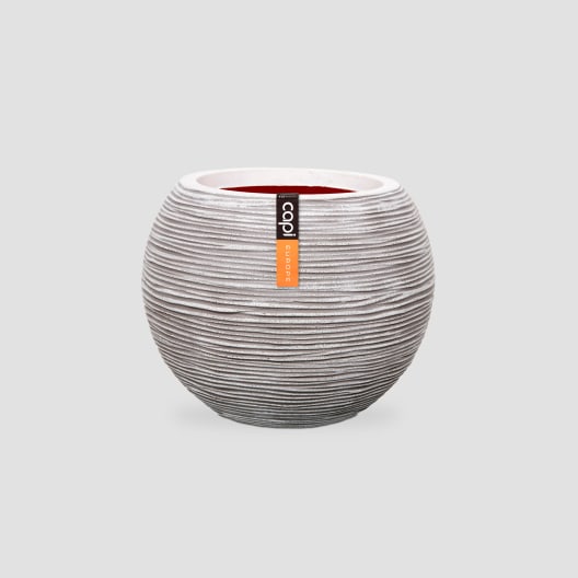 Maceta CAPI RIB Marfil (Bola)