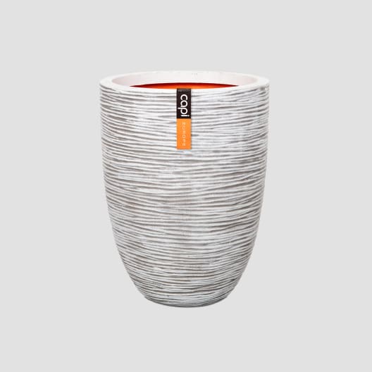 Maceta CAPI RIB Marfil (Jarrón)
