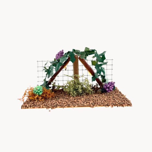 Parra con uvas para Belén