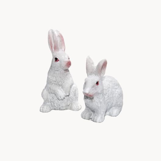 Set conejos en resina 3,5 cm para Belén
