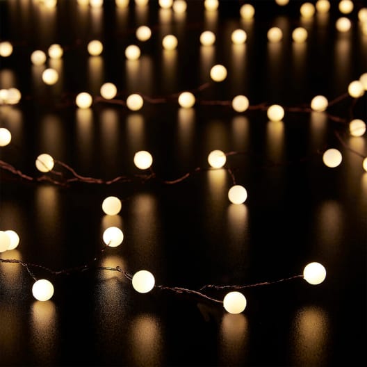 Guirnalda LED decorativa con bolas luminosas (EDG)