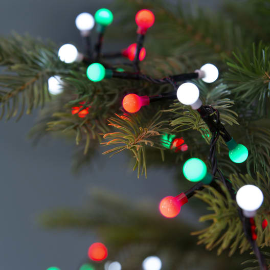 Luces de Navidad Cherry Compact twinkle Multicolor 500 Leds (cable negro de 11m)