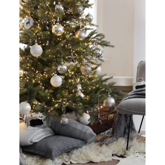 Luces de Navidad Compact twinkle Blanco micro  960 Leds (cable negro de 12m)