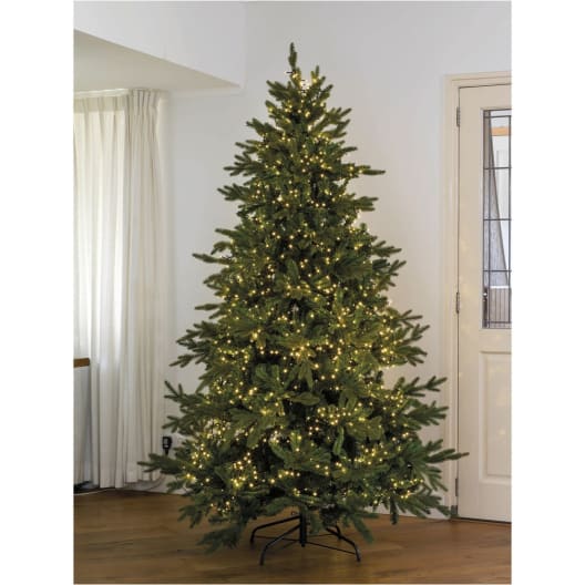 Luces de Navidad Compact twinkle Blanco micro  960 Leds (cable negro de 12m)