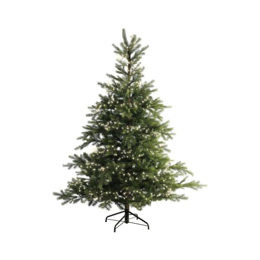 Luces de Navidad Compact twinkle Blanco micro  960 Leds (cable negro de 12m)