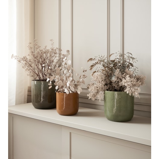 Maceta de Interior Jupiter Verde oxidado