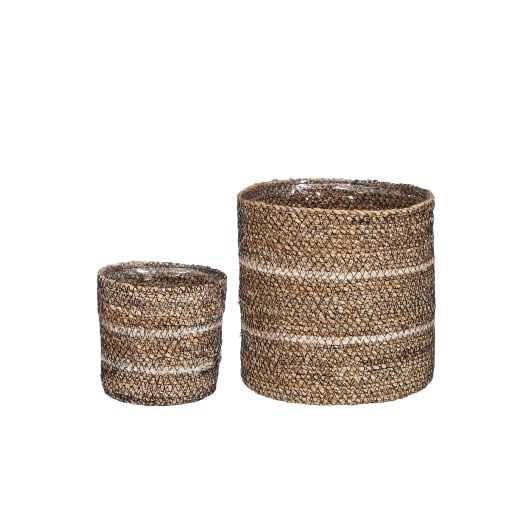 Maceta de Interior Mica Celestial blanco