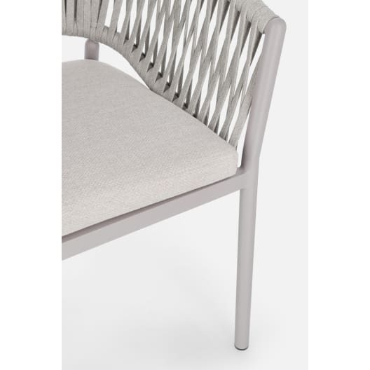 Silla de jardín Bizzotto FLORENCIA moon con brazos