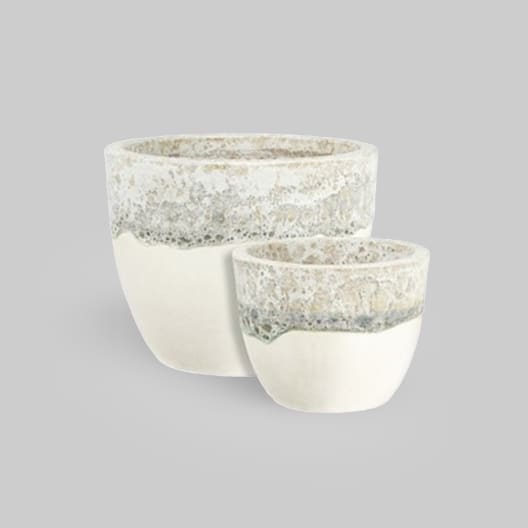 Maceta Mica Machu Blanco