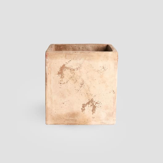 Maceta de Barro Delta Cubo Antic - Herstera