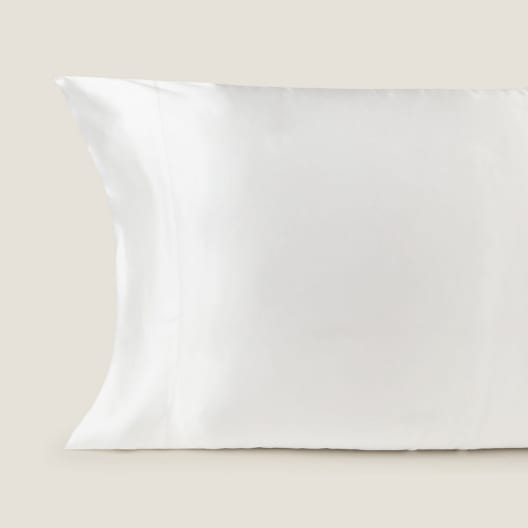 Funda de almohada de seda y algodón satén Silkcot95