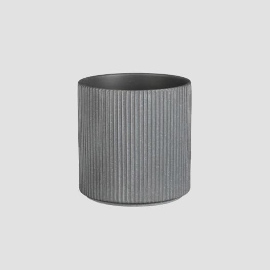 Maceta de Interior Mica Zamora gris