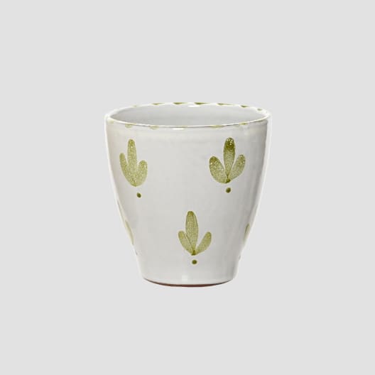 Maceta de Interior Decoris Bella verde flor