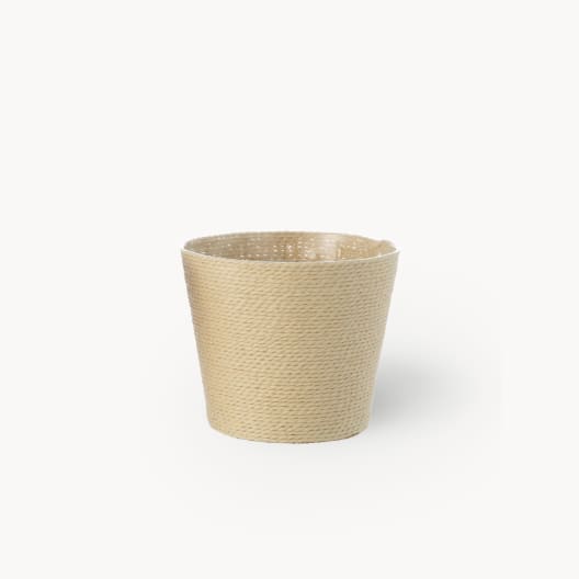 Maceta de Interior J-line Mimbre marrón natural