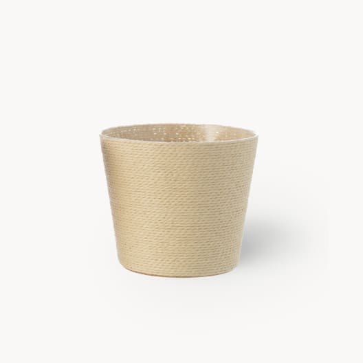 Maceta de Interior J-line Mimbre marrón natural