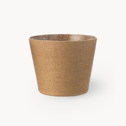 Maceta de Interior J-line Mimbre marrón natural