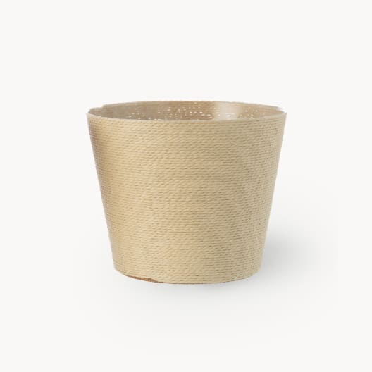 Maceta de Interior J-line Mimbre marrón natural