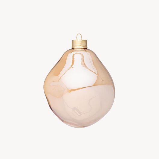 Caja de Bolas de Navidad Brillantes Perla y Cristal Surtidas Ø100 cm