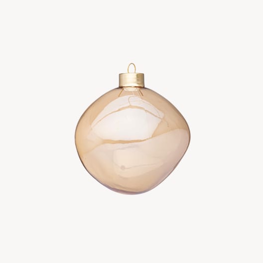 Caja de Bolas de Navidad Brillantes Perla y Cristal Surtidas Ø100 cm